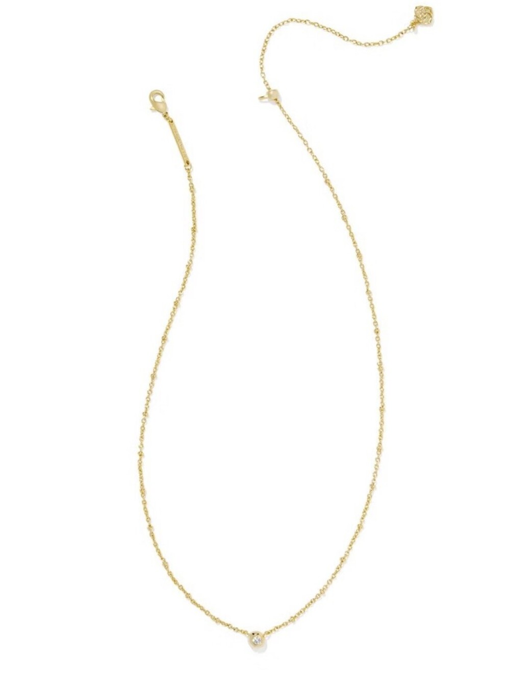 New!Kendra Scott Mady Gold Single Bead Choker Pendant Necklace Y2k Coastal Beach - Picture 3 of 4